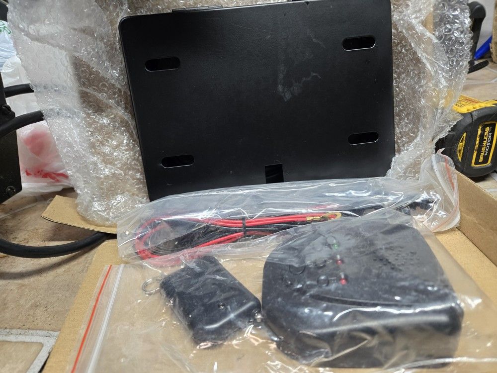 Remote Control License Plate Holder Hide-a-plate