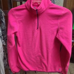 Girls Hot Pink Fleece Large