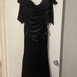 Black Velvet Dress