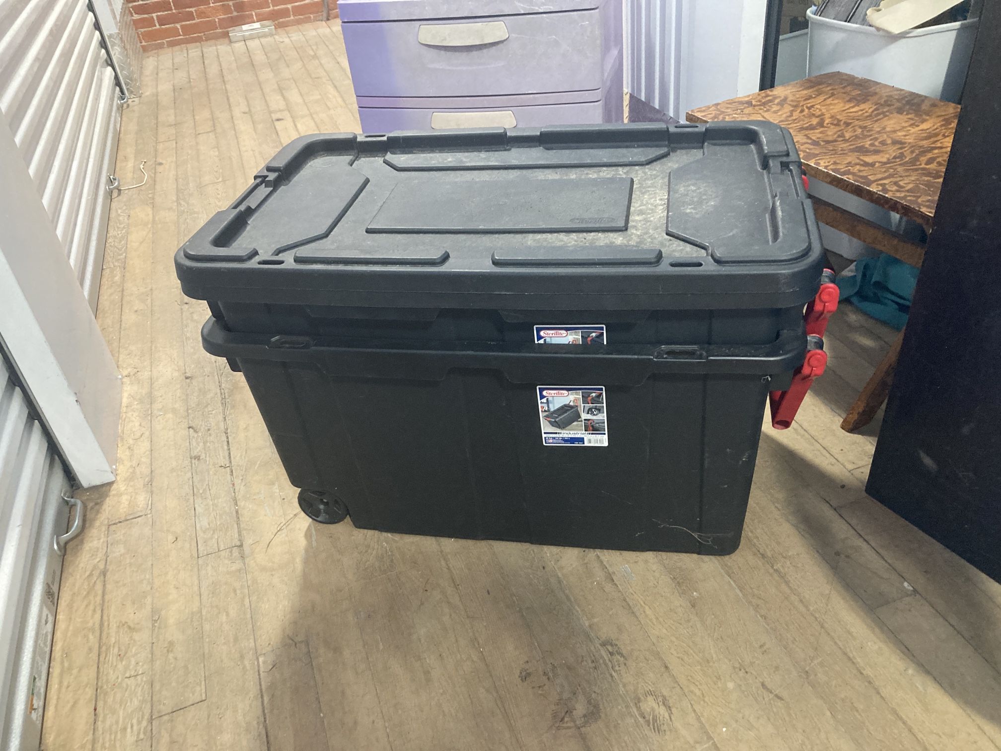 Large Rolling Storage Bins