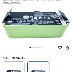 14.4V (3300mAh) Battery | Compatible with Roomba 500/600/700/800 Series (620/770/780/580) | High-Capacity Replacement Battery | Robot Vacuum Spare Bat
