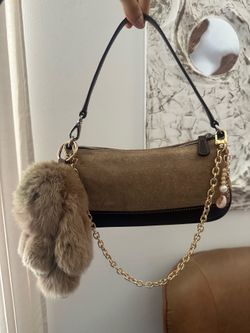 Coach bag suede
