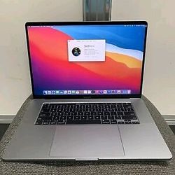 16-inch MacBook Pro -Space Gray MacOS Big Sur Version 11.5.2
