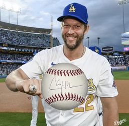 Dodgers Clayton Kershaw Signed Baseball