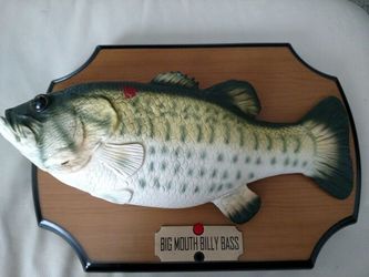 Singing fish with light sensor.