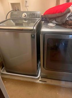 Samsung Top-Load Washer and Dryer Set