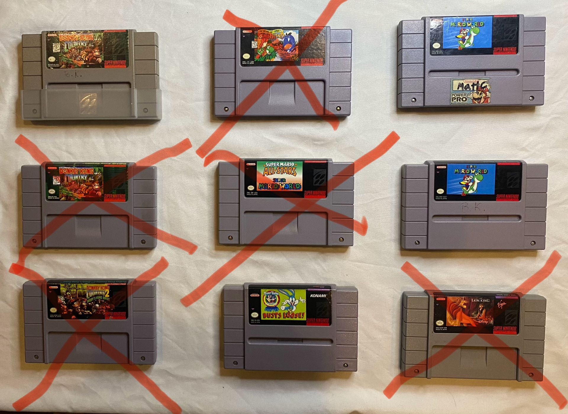 Super Nintendo games