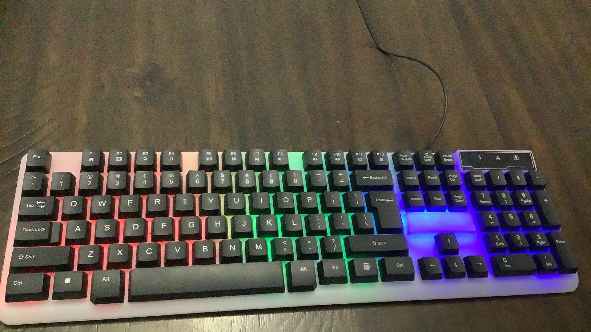 Wireless Keyboard Whit Led Lights /Works Perfect.