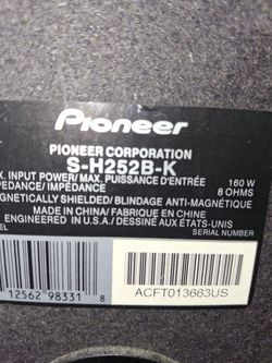 Pioneer Speakers