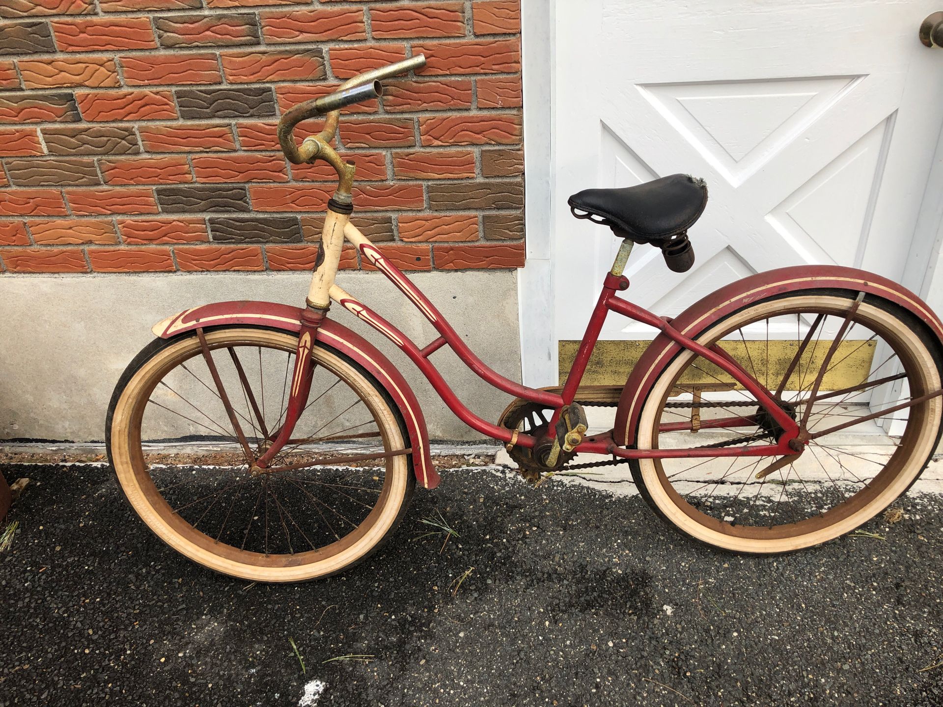1948 Crawford (built by Columbia) girls bike.