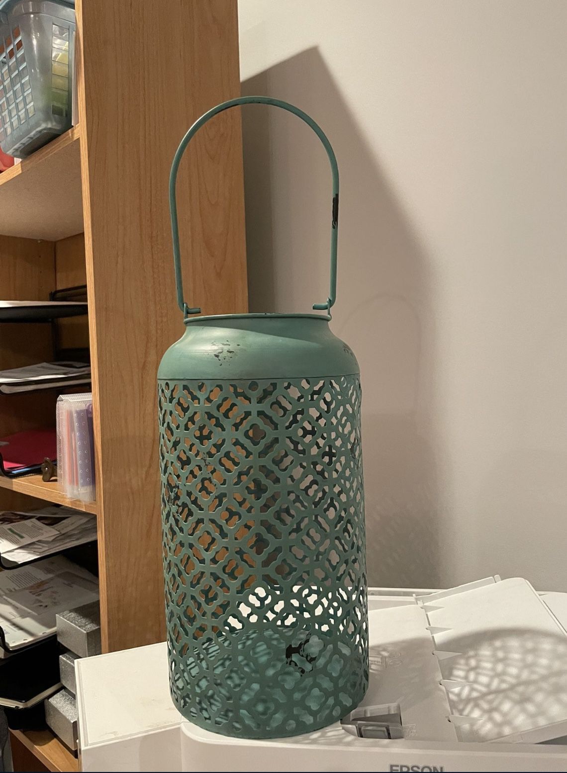 Teal Candle Holder  🕯️ 