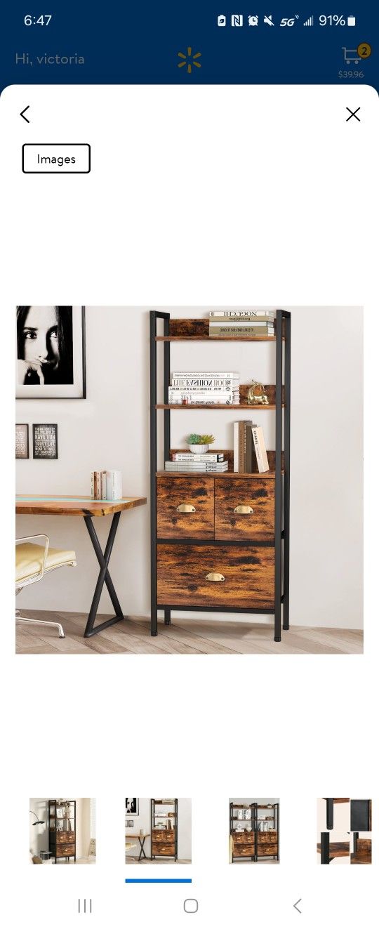 Behost 5 Tier Bookcase