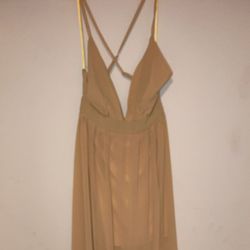 Maxi Long Dress Very Elegant  Sexy Size Small Yellow Color 