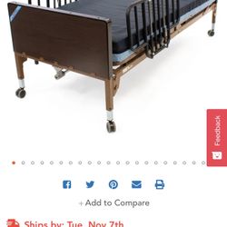 Bed With Remote Control Settings Partially Used Brand New Wheelchair 