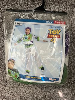 Buzz Lightyear Kids Halloween Costume Size S (4-6)