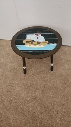Pirate Ship Kids Round Table