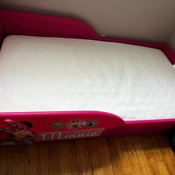 Crib Sized Minnie Mouse Bed