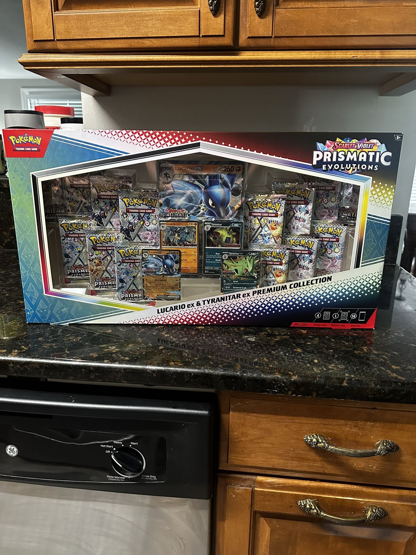 Prismatic Evolutions Lucario & Tyranitar Premium Collection SAM’S CLUB EXCLUSIVE