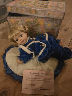 Cathay Collection 16" Porcelain Becka doll