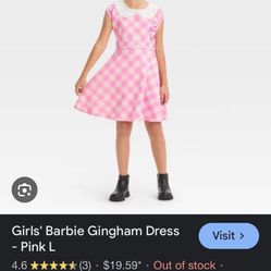 Barbie Dress Girls Large