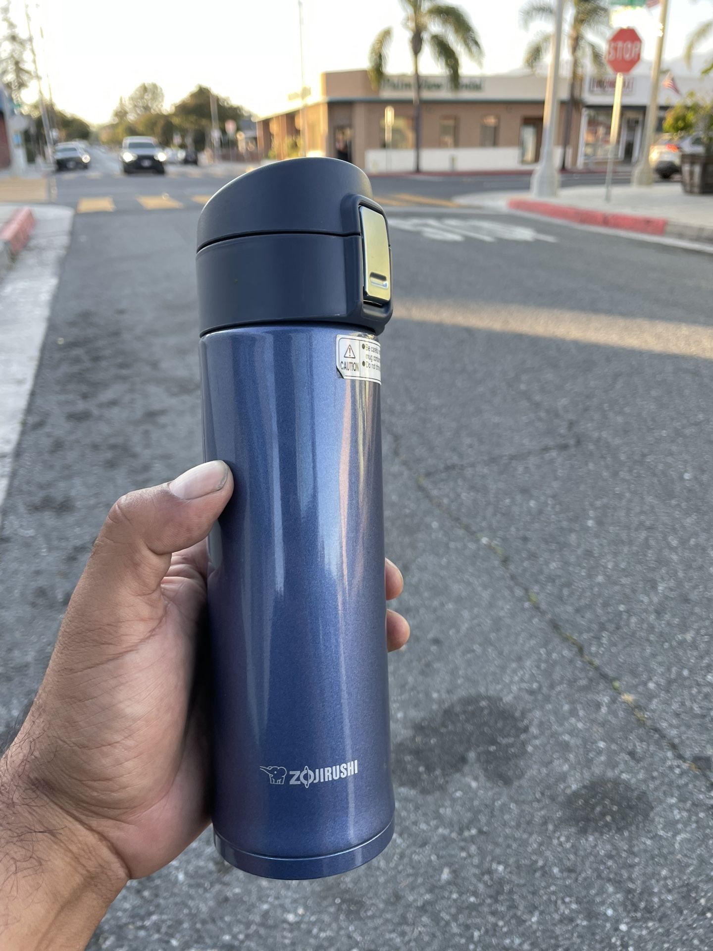Zojirushi Stainless Steel Mug, 16oz, Smoky Blue!!