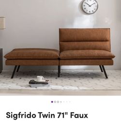 Futon Sofa or Bed Optional, Split Seating