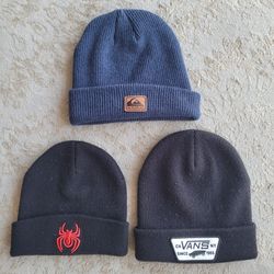 🔥 3 Beanies Quiksilver Vans Spider Logo Beanie Bundle Winter Knit Hat Skate Surf Streetwear Warm Hats Cap 👀

Pre-owned overall good condition.

Orig