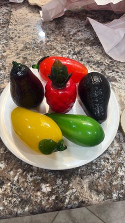 Decorative glass food