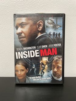 Inside Man DVD Movie Denzel Washington Widescreen Crime Thriller Clive Owen 2006