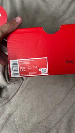 Nike Dunk Low GS White University Red
