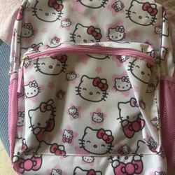 Hello Kitty Backpack Pink/white