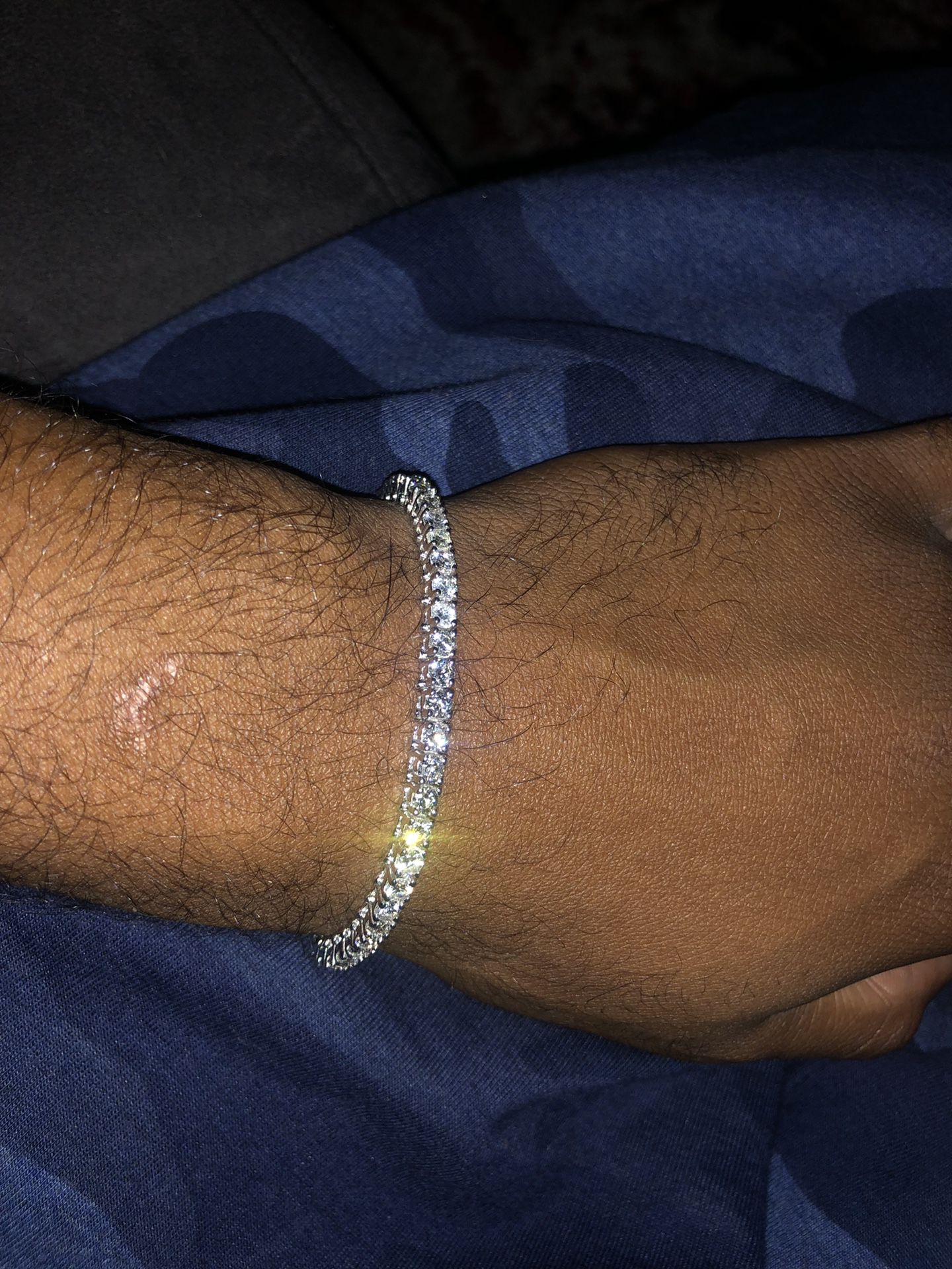 7inch Tennis Bracelet 7.35ct Real VS Diamonds