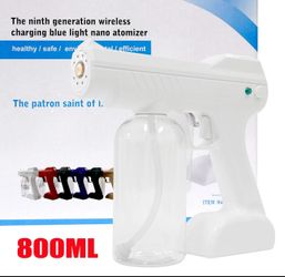 800ML Portable Blue Light Nano Steam Spray Gun Sprayer Machine Large Capacity US