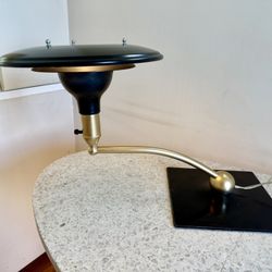 Flying Saucer Lamp by M.G. Wheeler, Desk Lamp with Swing Arm, Retro Space Age MCM - MAKE OFFER - MUST SELL