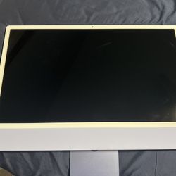 Apple iMac 2021 M1 Chip 8-core 24-inch 8GB RAM 512GB SSD Storage (Purple) - Excellent