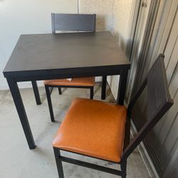 Table and Chair Set For 2 