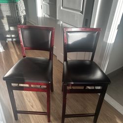 2 counter height bar stools