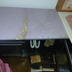 Wood Table With 3 Doors For Storage 