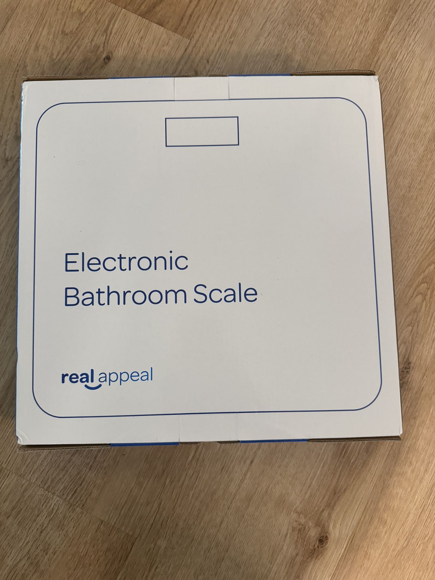 Real Appeal Electronic Bathroom Scale- Glass Unused Box Unopened