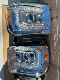 14-19 Sierra 1500 & HD Models Headlights Faros Calaveras Micas Luces Lamps