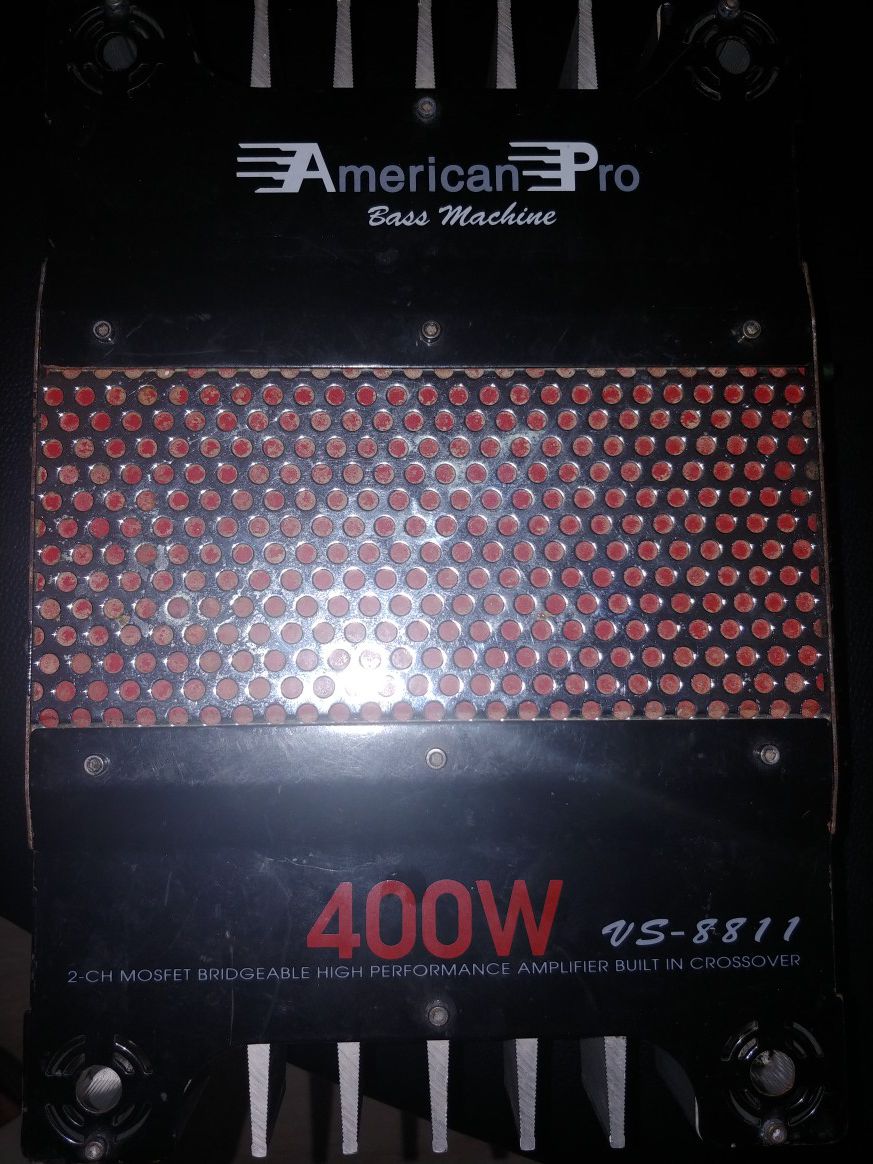 American Pro 2-channel amplifier