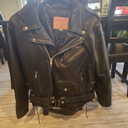 Walter Dyer Motorcycle Jacket Size 46 And Chaps XXl