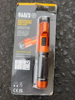 Klein Tools 56040 Rechargeable Focus Flashlight with Laser