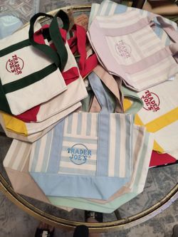 Trader Joe's lunch boxes and Tote bags