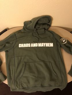 Stussy x Union LA Chaos And Mayhem hooded sweatshirt size medium