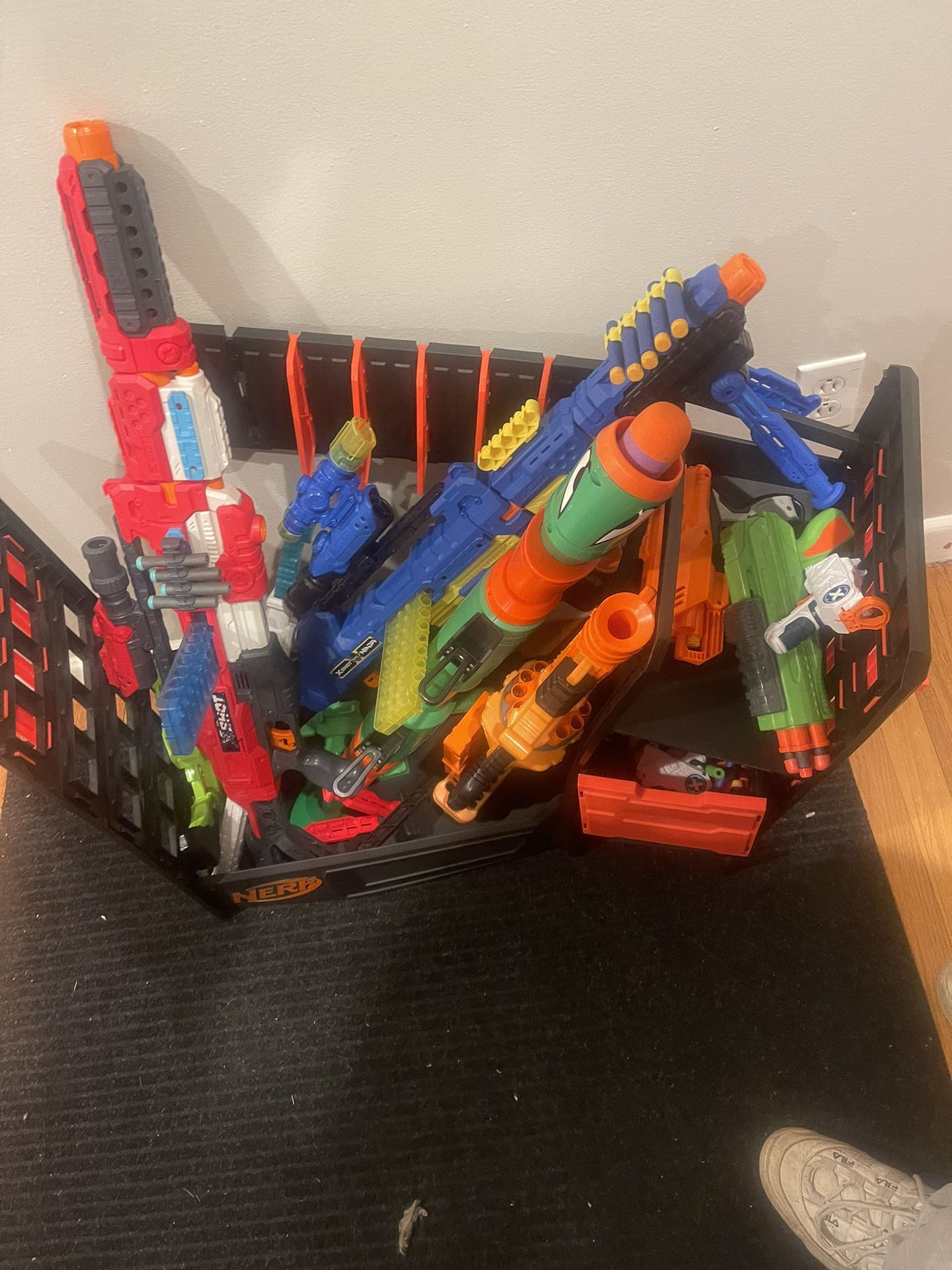 A Collection Of Nerf Guns