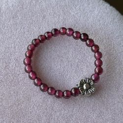 Garnet Stretchy Ring 