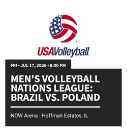 Poland Brazil Volleyball Tickets
