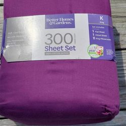 Purple King Bed Sheets 