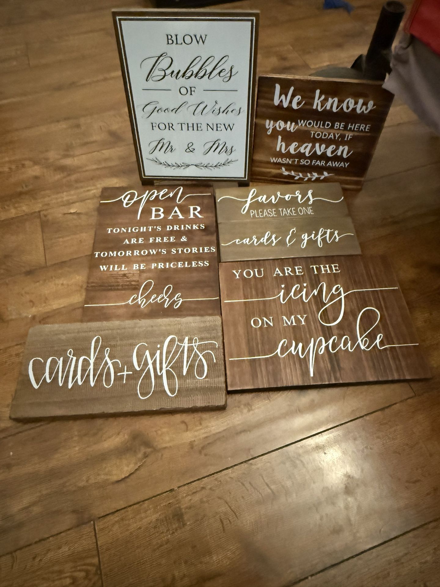 Wedding/event Signs